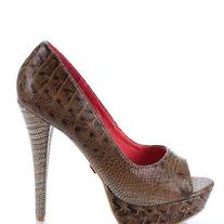 Snake Embossed Pump