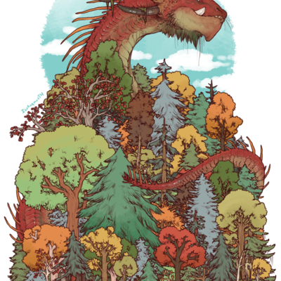 Hoard of trees print