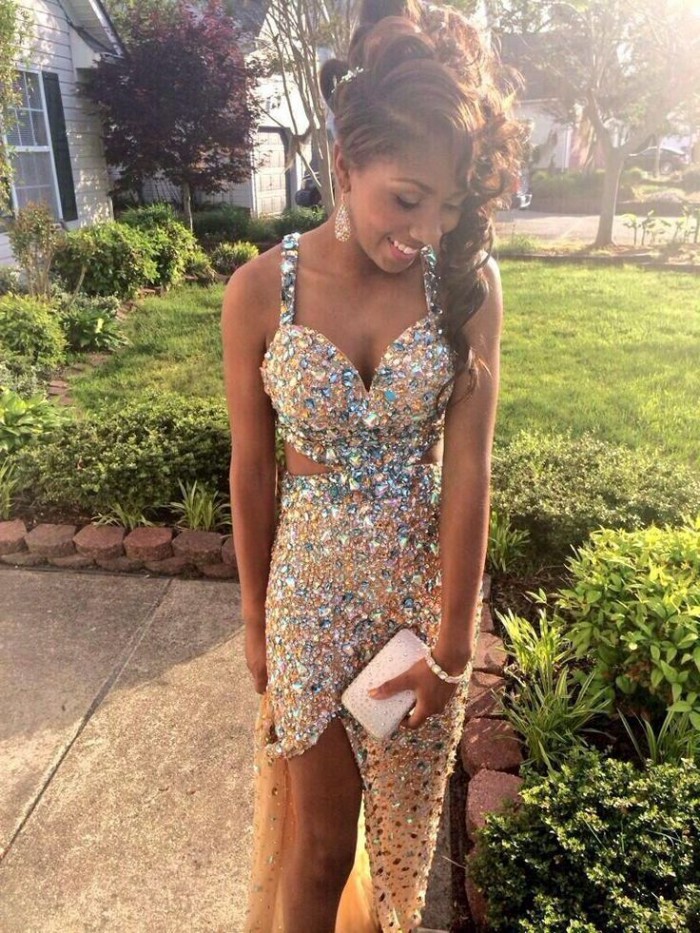 backless prom dresses, Rhinestone prom dresses, Mermaid prom dresses