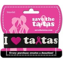 Save the Tatas Bracelet - Black