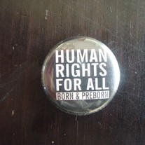 "Human Rights For All" Button