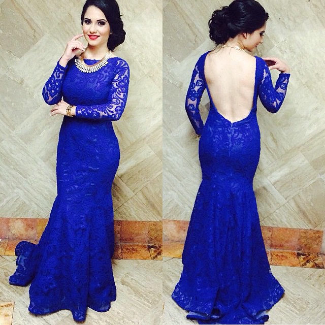 Royal Blue Long Prom Dresses