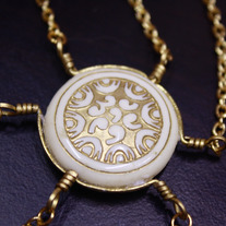 The 6 Point Ivory Star Necklace