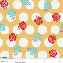 1/2 Yard Riley Blake Yellow Dot/C2521