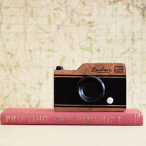 Wood Camera Tape Dispenser - Thumbnail 1
