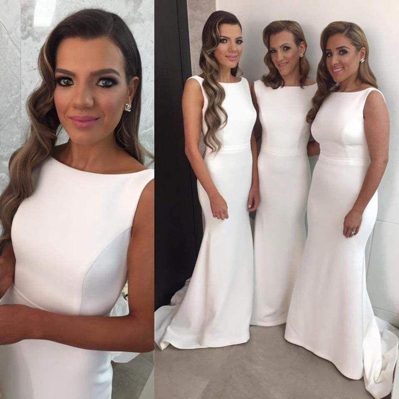 White Bridesmaid Dresses