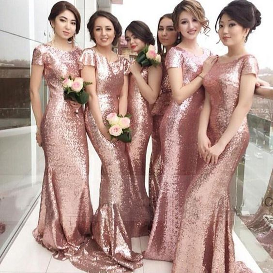 Sequin Bridesmaid Dresses