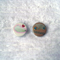 Pair of Baby Seals Button Pins
