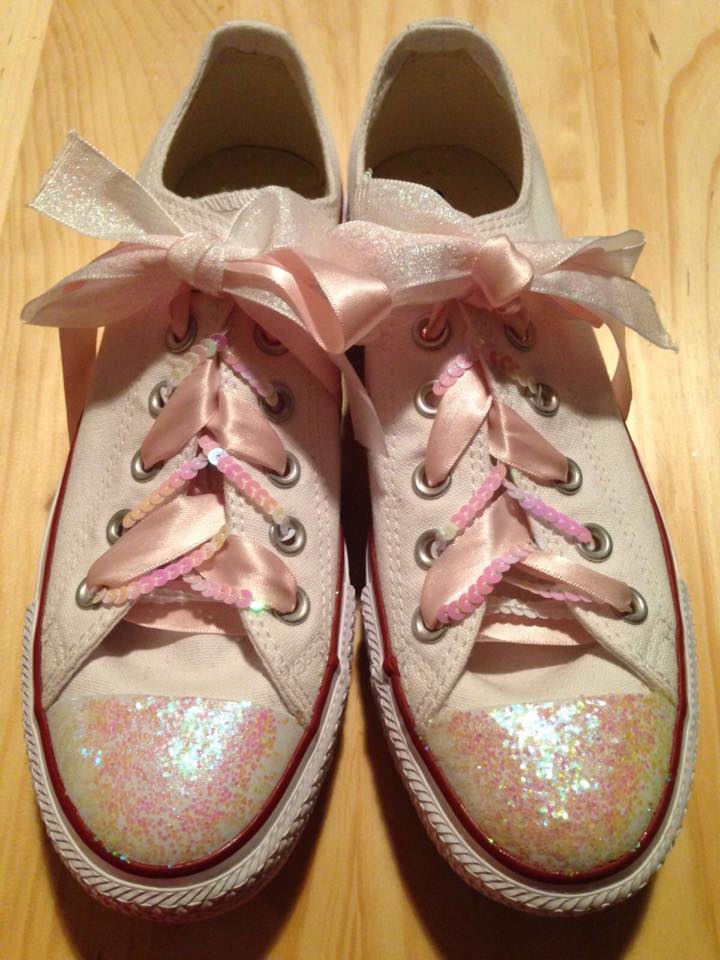 converse ballet pink