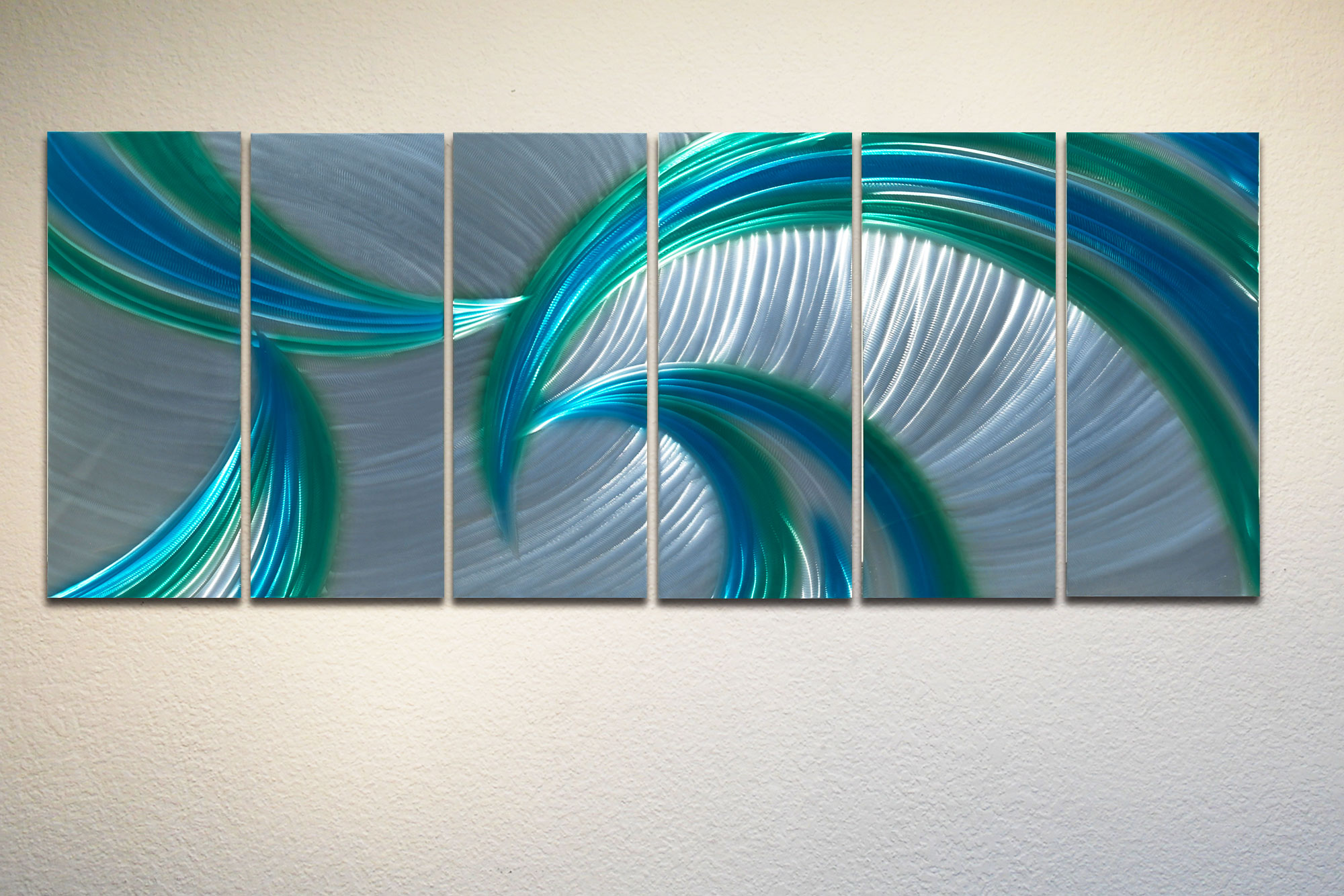Blue Metal Wall Art tempest blue green 48x125 - metal wall art abstract sculpture Blue Metal Wall Art tempest blue green 48x125 - metal wall art abstract sculpture