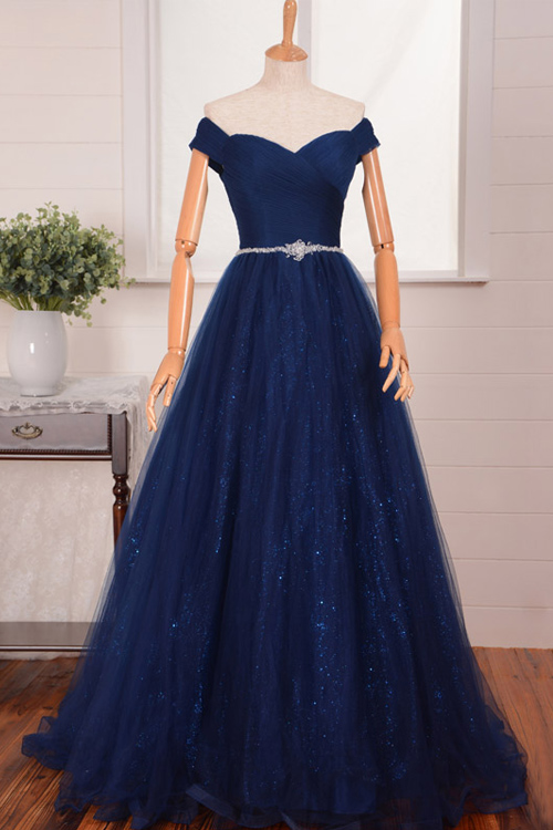 Vintage Tulle Prom Dress