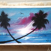 Beach Painting by Patrick