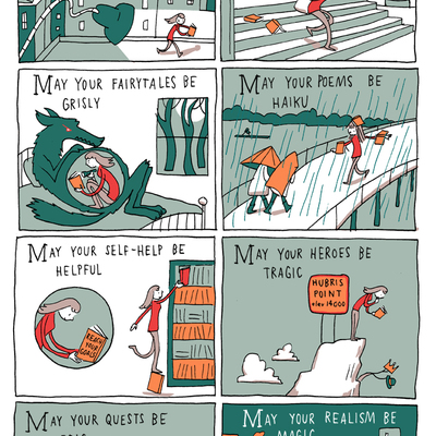 "a reader's blessing" poster