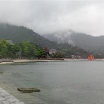 8.5" x 23" Poster: Miyajima Island Mist