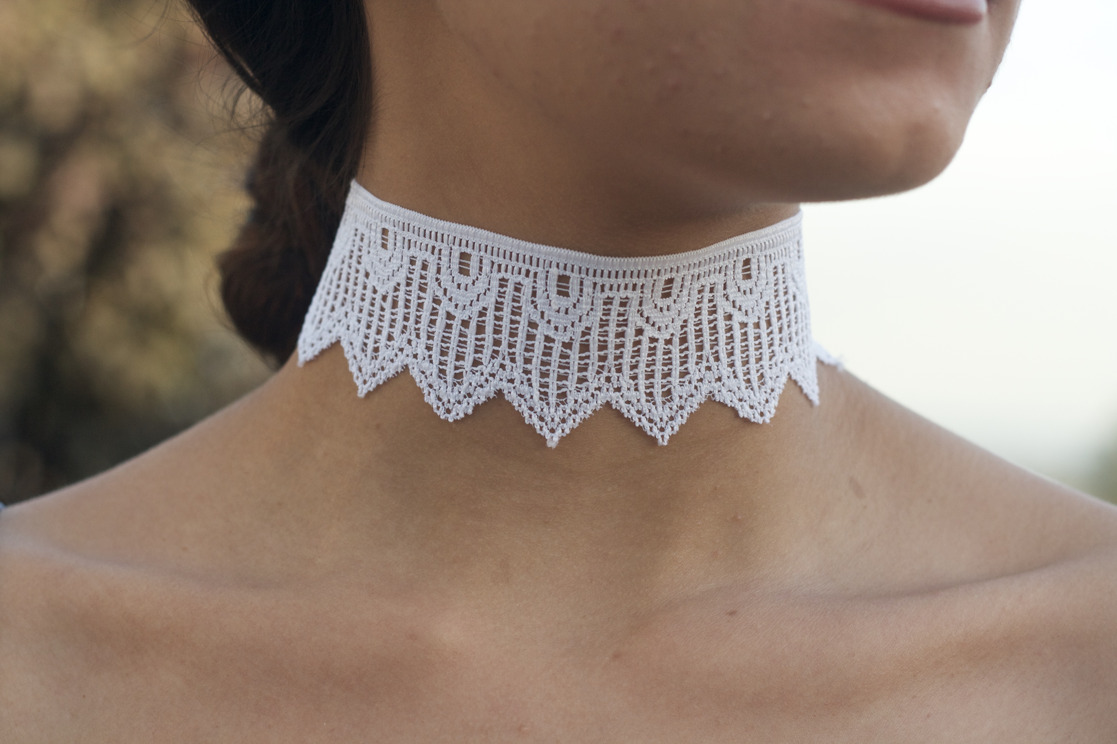 Thick White Lace Choker · Meow n Co. · Online Store Powered by Storenvy