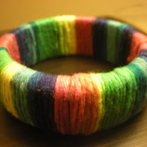 Cute Multicolored Bangle Bracelet