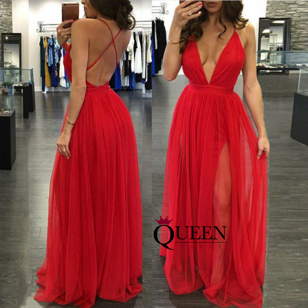 Red and Black Prom Dresses