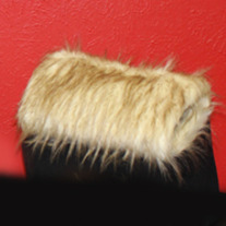 Russian Wolf Faux Fur Hand Warmer