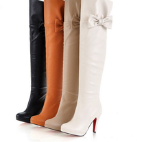 Botas Altas Lazo / Ribbon High Boots Overknee LS166