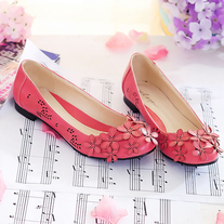 Zapatos Planos Flores/ Flowers Flat Shoes LS186