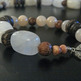 Rose quartz, jasper, and wooden beads. Necklace and bracelet. - Thumbnail 3