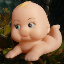 Vintage Crawling Kewpie Doll