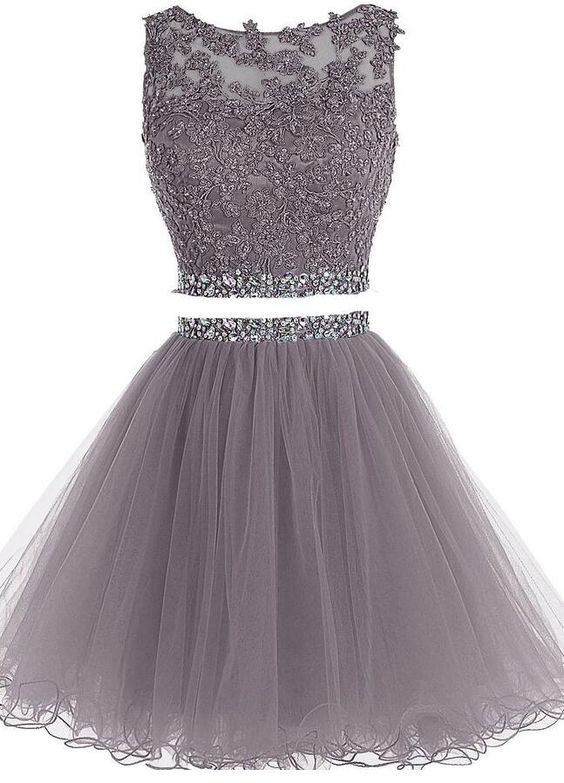 2 Piece Short Prom Dresses