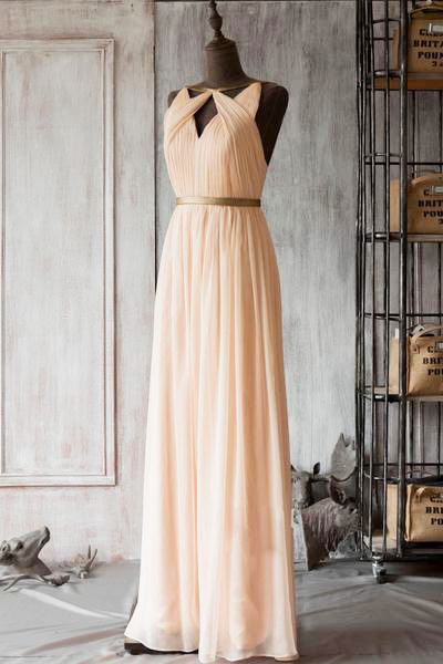 simple open back dresses