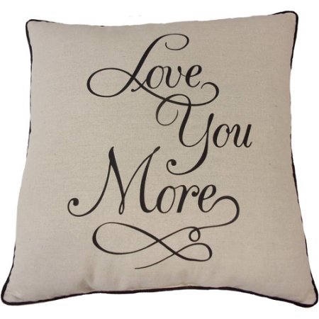 18 X18 Love You More Decorative Pillow Tillys Krafts Online