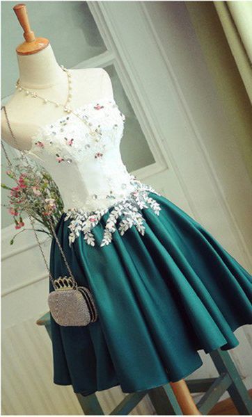 Green Homecoming Dress,Short Prom Dresses,Cocktail Dress,Homecoming Dress,Graduation Dress,Party 