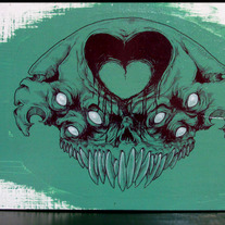 Frederick James Love Rot (GREEN) - Acrylic Transfer