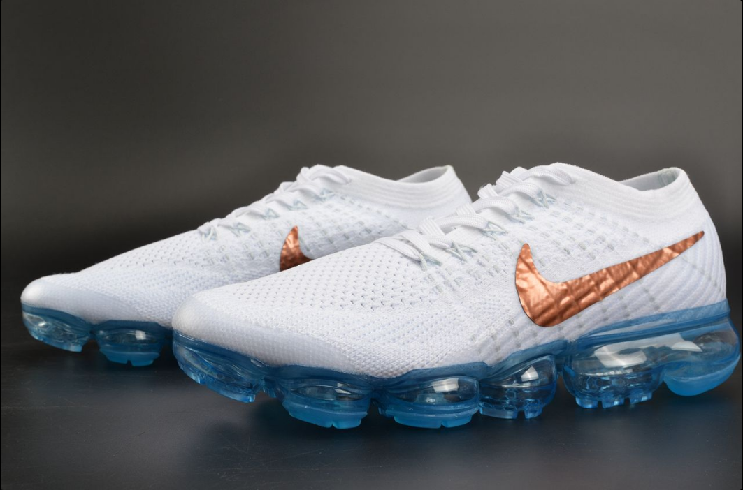 Nike Air VaporMax âExplorer Lightâ Summit White-Hydrogen Blue For Sale on Storenvy