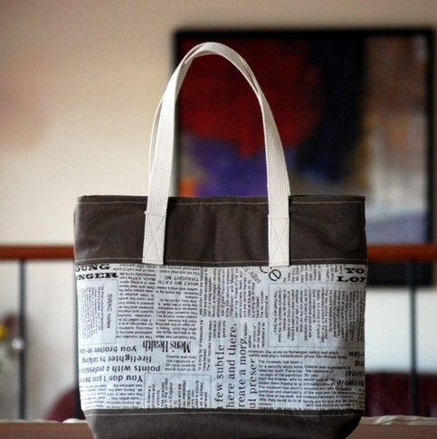 Newspaper Tote  