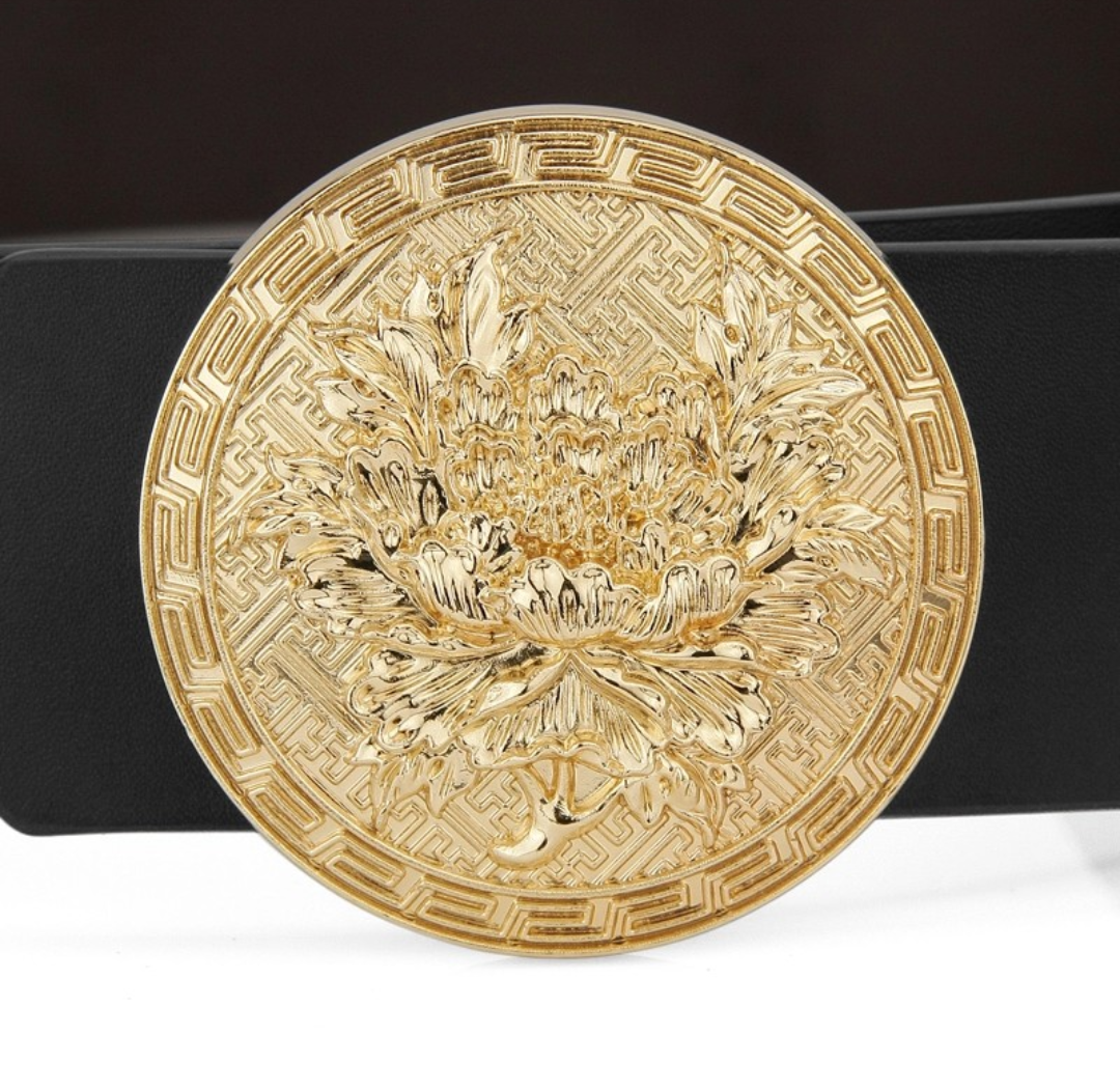 Round belt buckle luxury on Storenvy