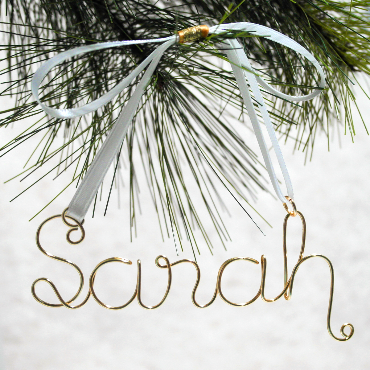 Custom Name or Word WireWritten Ornament, up to 5 letters (see drop