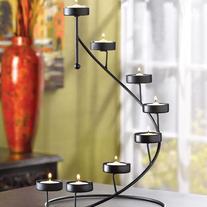 METAL SPIRAL CANDLEHOLDER