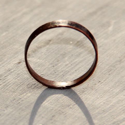 Hammered Copper Ring
