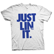 Just Lin It - White - Blue