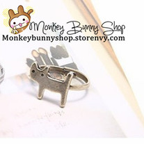 Cute Vintage Cat Ring (Adjustable) Super Junior - Kim Heechul Style