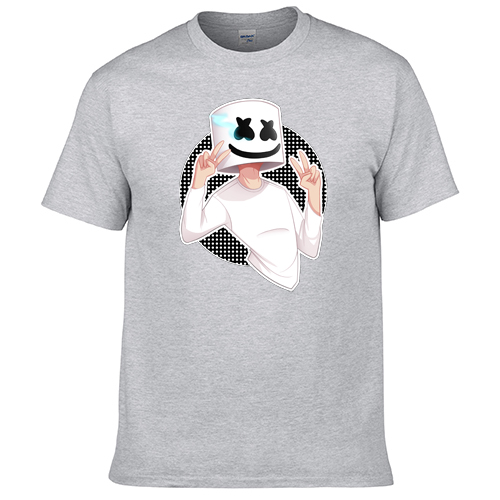 Marshmello T Shirt Grey 2030135 on Storenvy