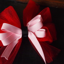 Layered Bow with Tulle