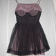 NEW BCBG MAX AZARIA RUNWAY TAUPE ROSE SILK STRAPLESS DRESS SIZE 2 - Thumbnail 2