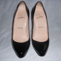  Christian Louboutin Maudissima 100mm Black Pumps SZ 6
