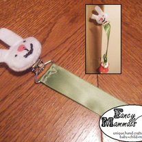 Bunny Pacifier Clip