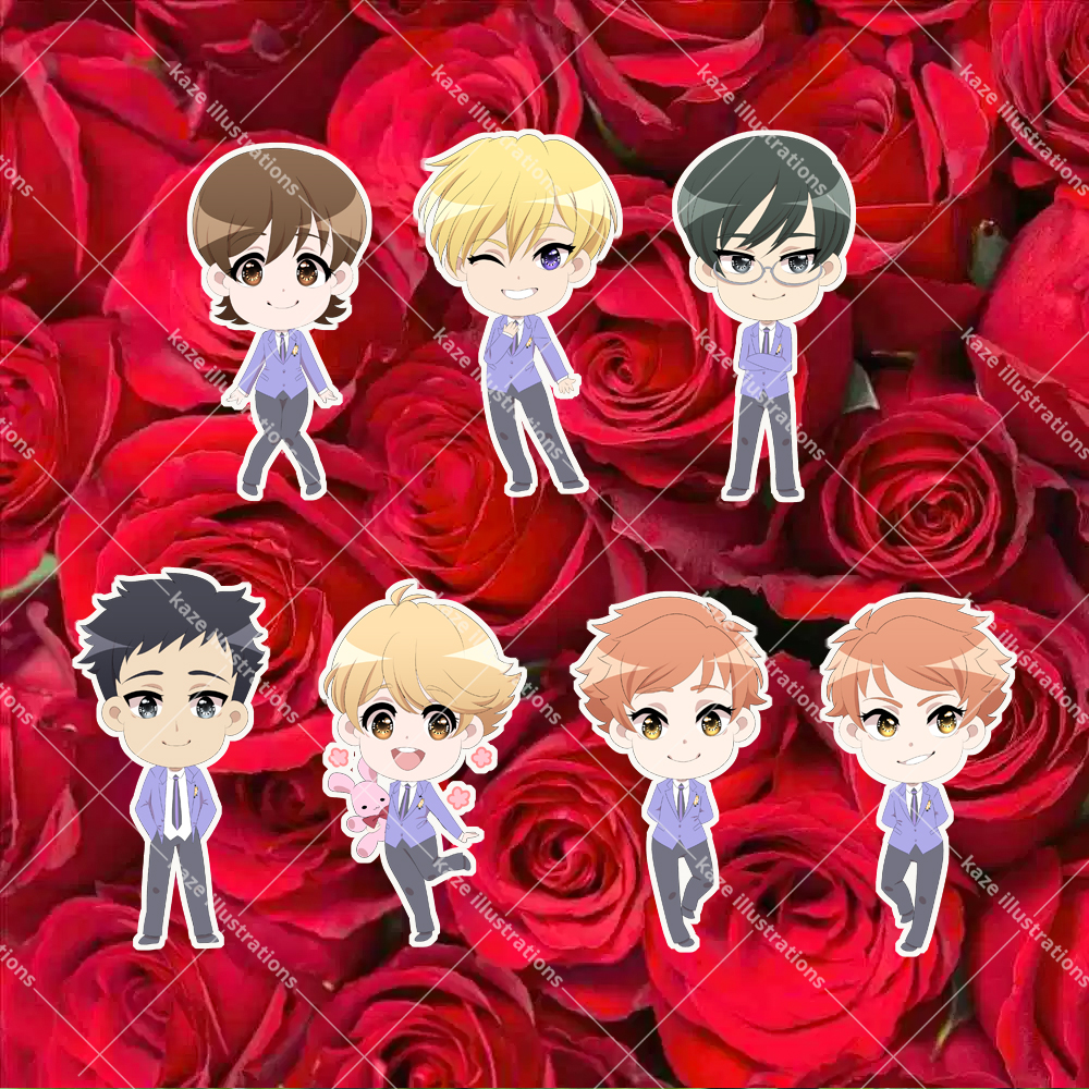 Ouran High School Host Club Sticker Set On Storenvy