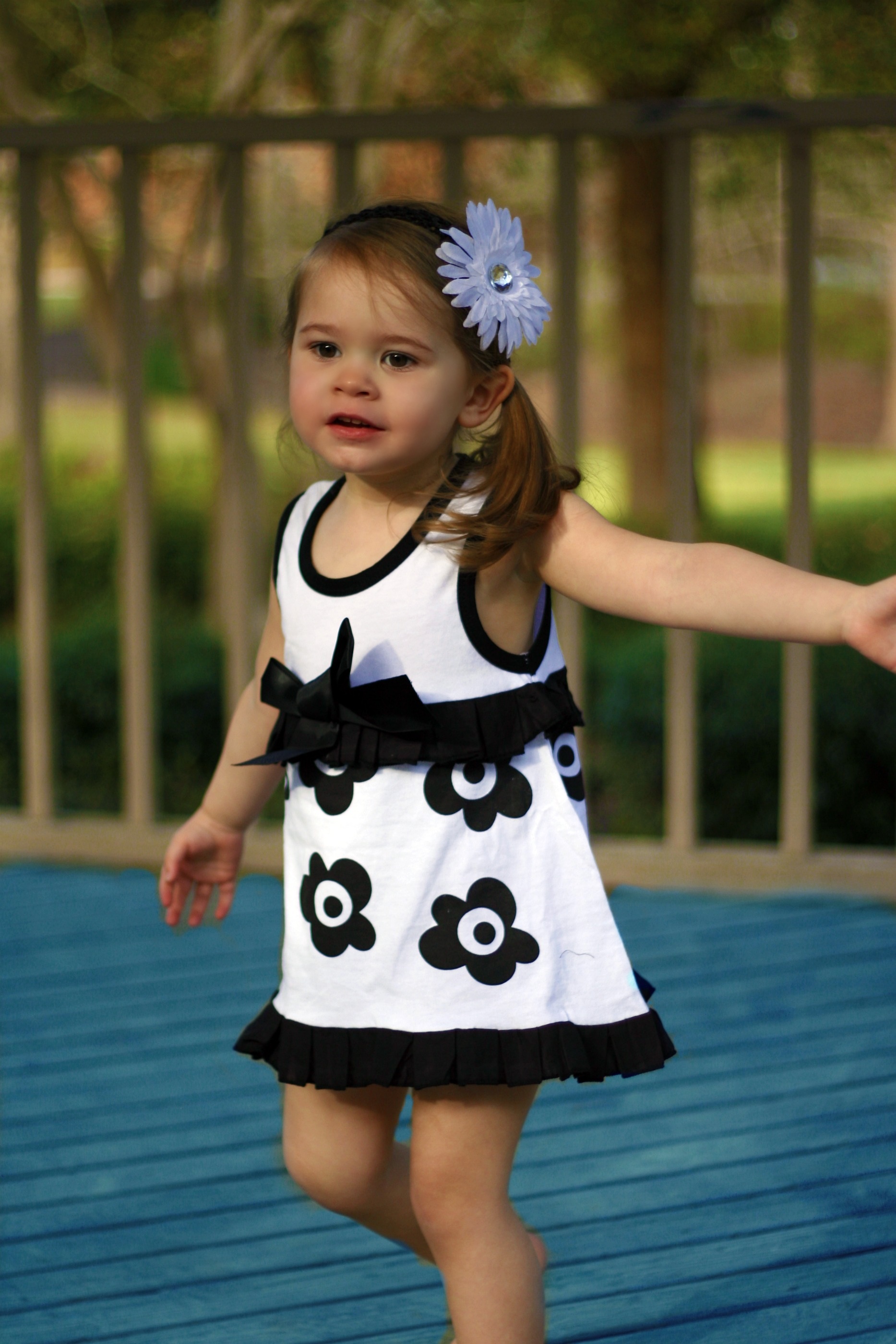 Handmade_handpicked_boutique_doomagic_dress_in_black_and_white_flower_design_one_piece_romper_magic_cube_all_rights_reserved_on_this_photo_original