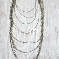 Long Multichain Necklace
