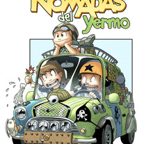 Póster de Nómadas (Estilo Dr. Slump)