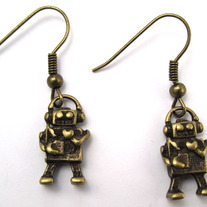 Robot Earrings