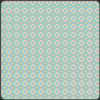 1/2 Yard-Moorish Rug Aqua/BA308